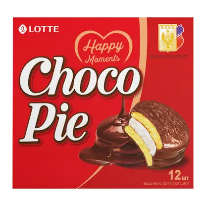 Изображение товара Печенье Lotte в глазури Choco Pie 336