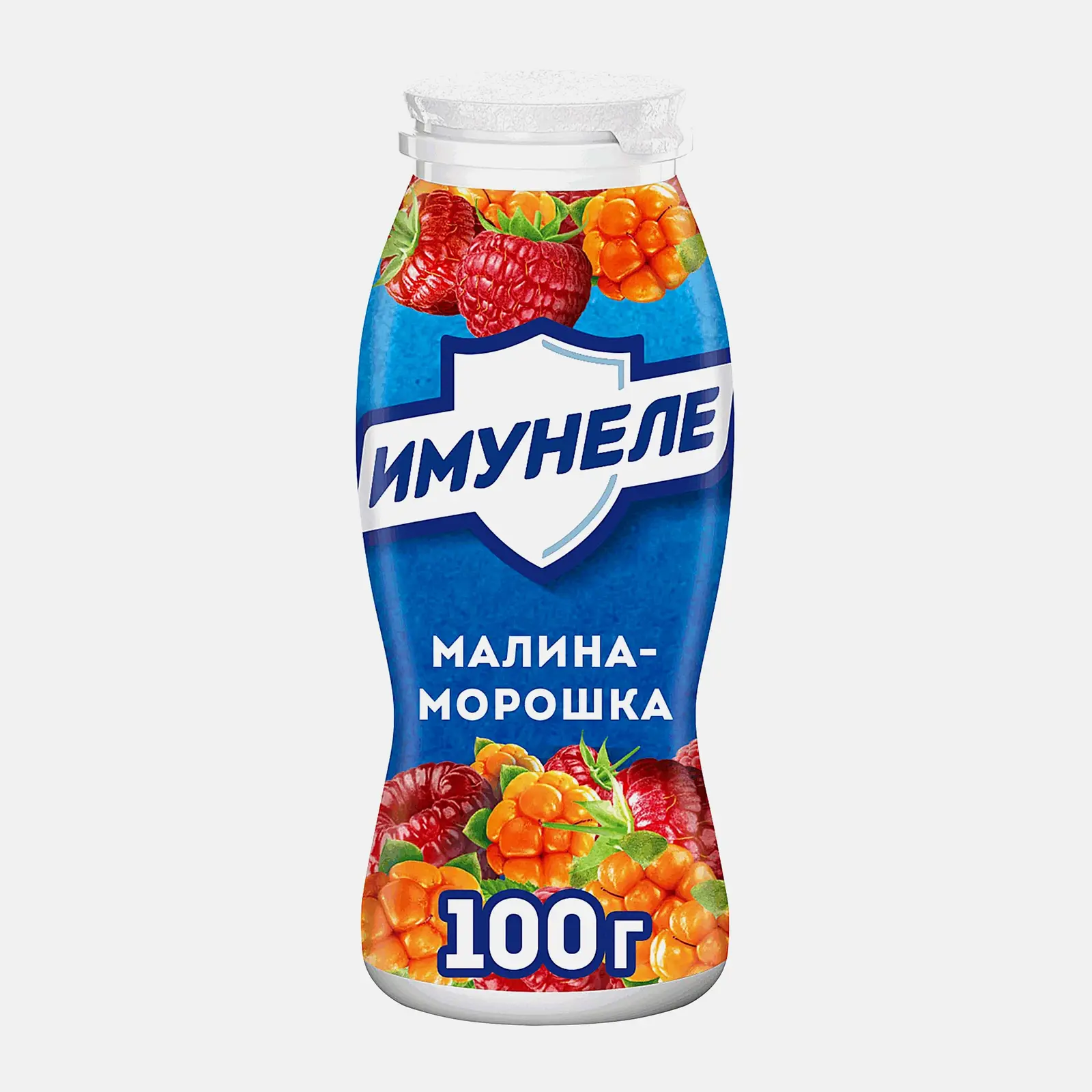 Изображение товара Кисломолочный напиток Имунеле Малина морошка 1.2% 100г