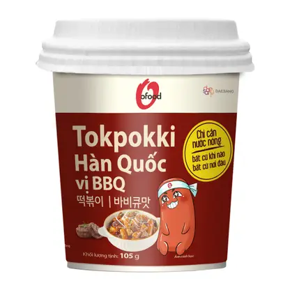 Изображение товара Токпокки со вкусом BBQ Ofood 105г