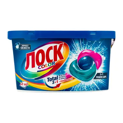 Изображение товара Капсулы для стирки Лоск Колор для цветного белья 12шт