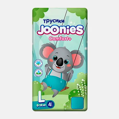 Подгузники-трусики Joonies Comfort р.L 9-14 кг 44шт