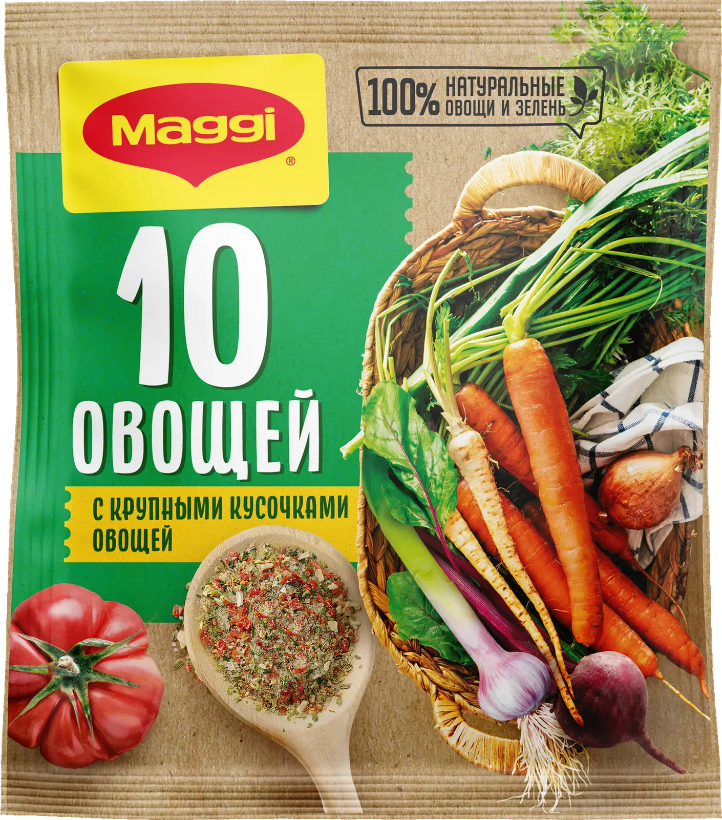 Изображение товара Приправа Maggi 10 овощей 75г - универсальная смесь приправ