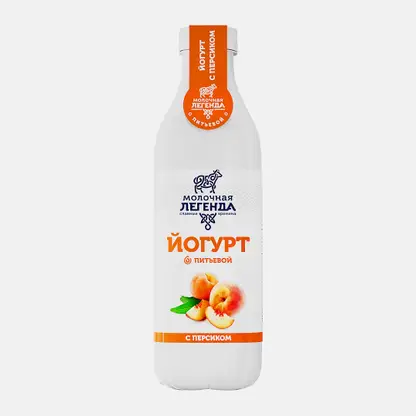 Йогурт Молочная легенда с персиком 0.9% 900г