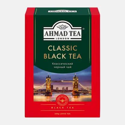 Чай чёрный Ahmad Tea листовой классический 200г