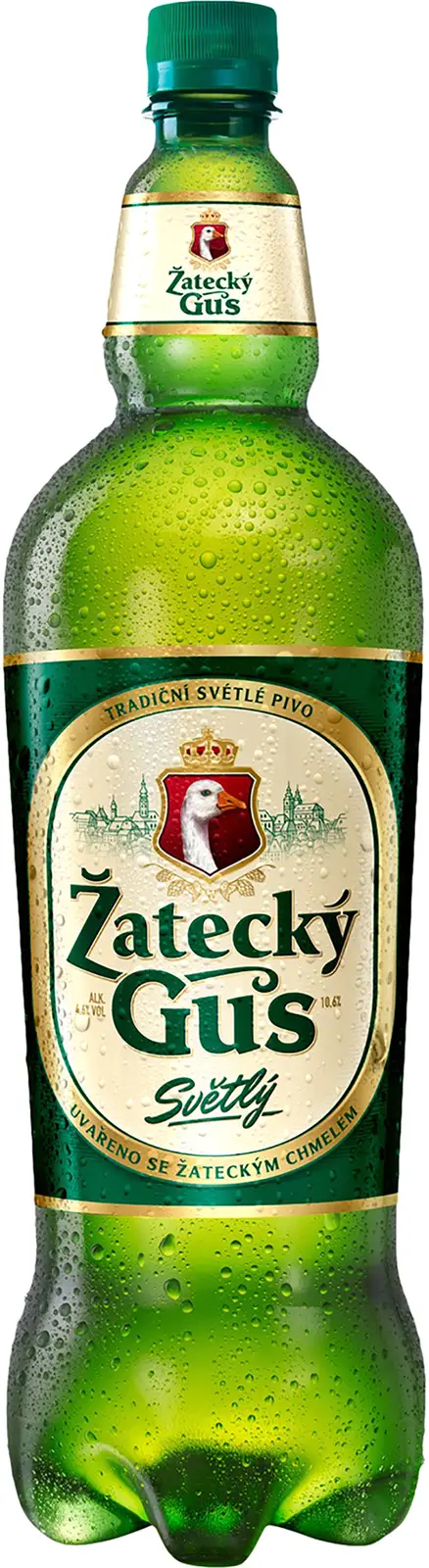 Изображение товара Пиво Zatecky Gus светлое фильтрованное пастеризованное 4.6% 1.35л