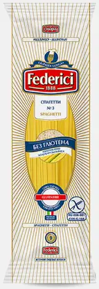 Макароны Federici Спагетти без глютена 250г