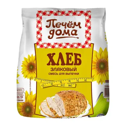 Изображение товара Смесь для выпечки Печем дома Хлеб злаковый 500г