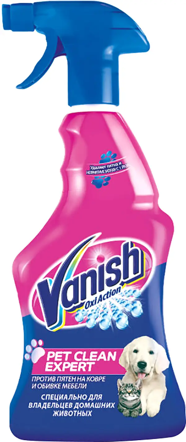 Пятновыводитель Vanish Oxi Action Pet clean для ковров и мебели 750мл