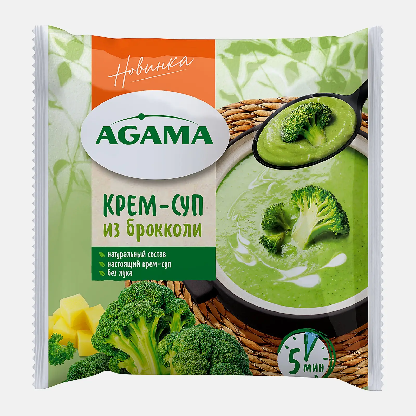 Изображение товара Крем-суп из брокколи Agama 250г