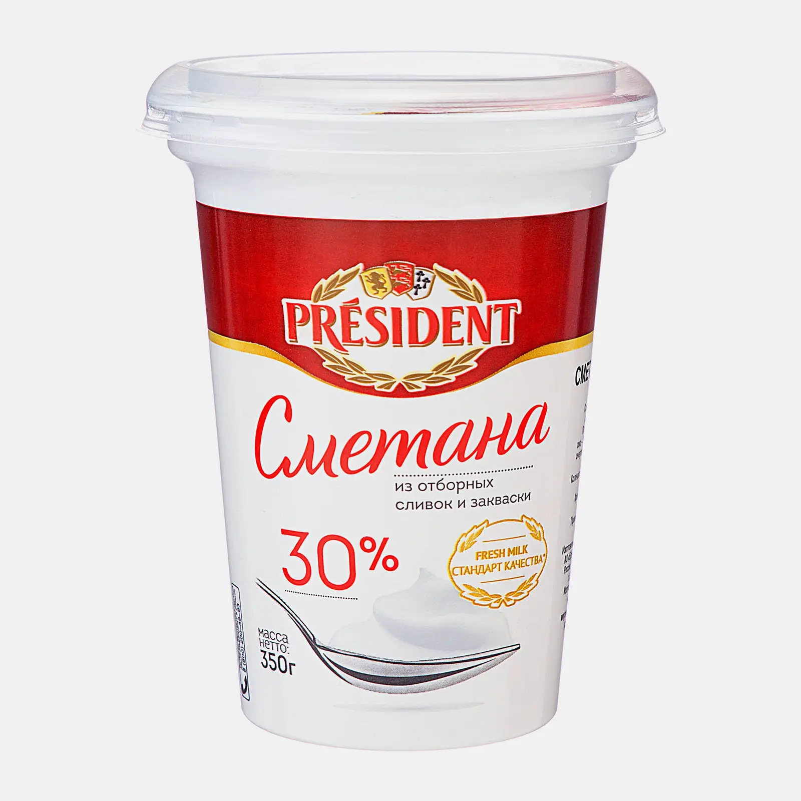 Изображение товара Сметана President 30% 350г