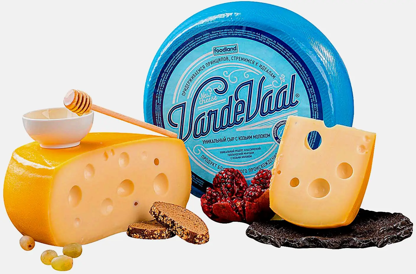 Сыр Vardevaal с козьим молоком 45% весовой Сыр Vardevaal с козьим молоком 45% весовой