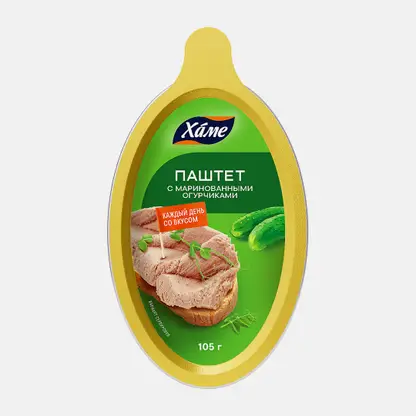 Паштет Хаме с Маринованными огурцами 105г