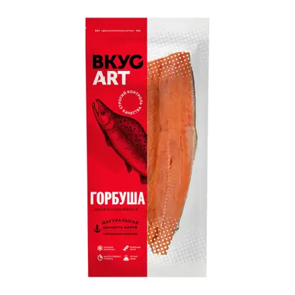 Изображение товара Горбуша филе-кусок Вкусарт 400г 
