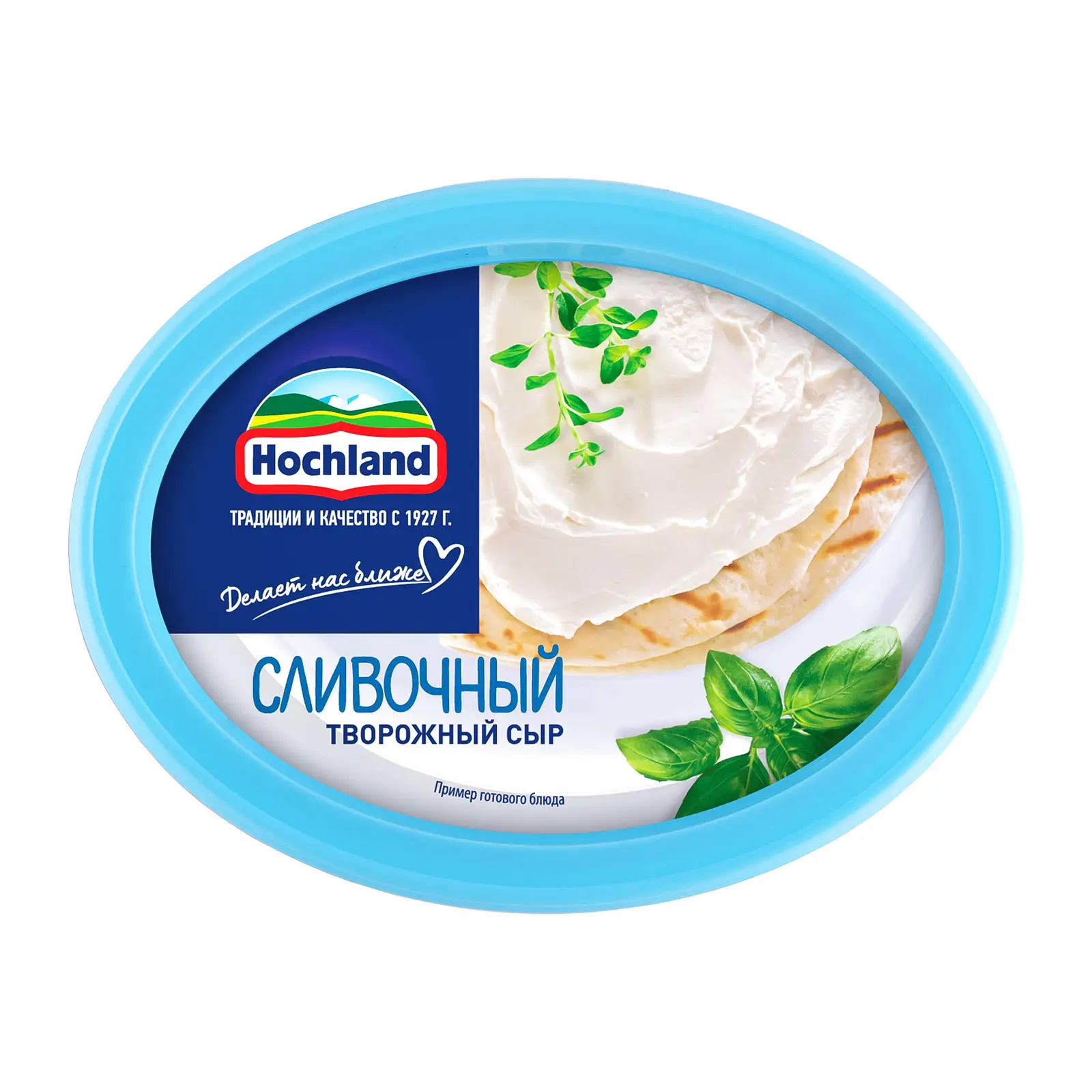 Изображение товара Сыр творожный Hochland сливочный 60% 140г