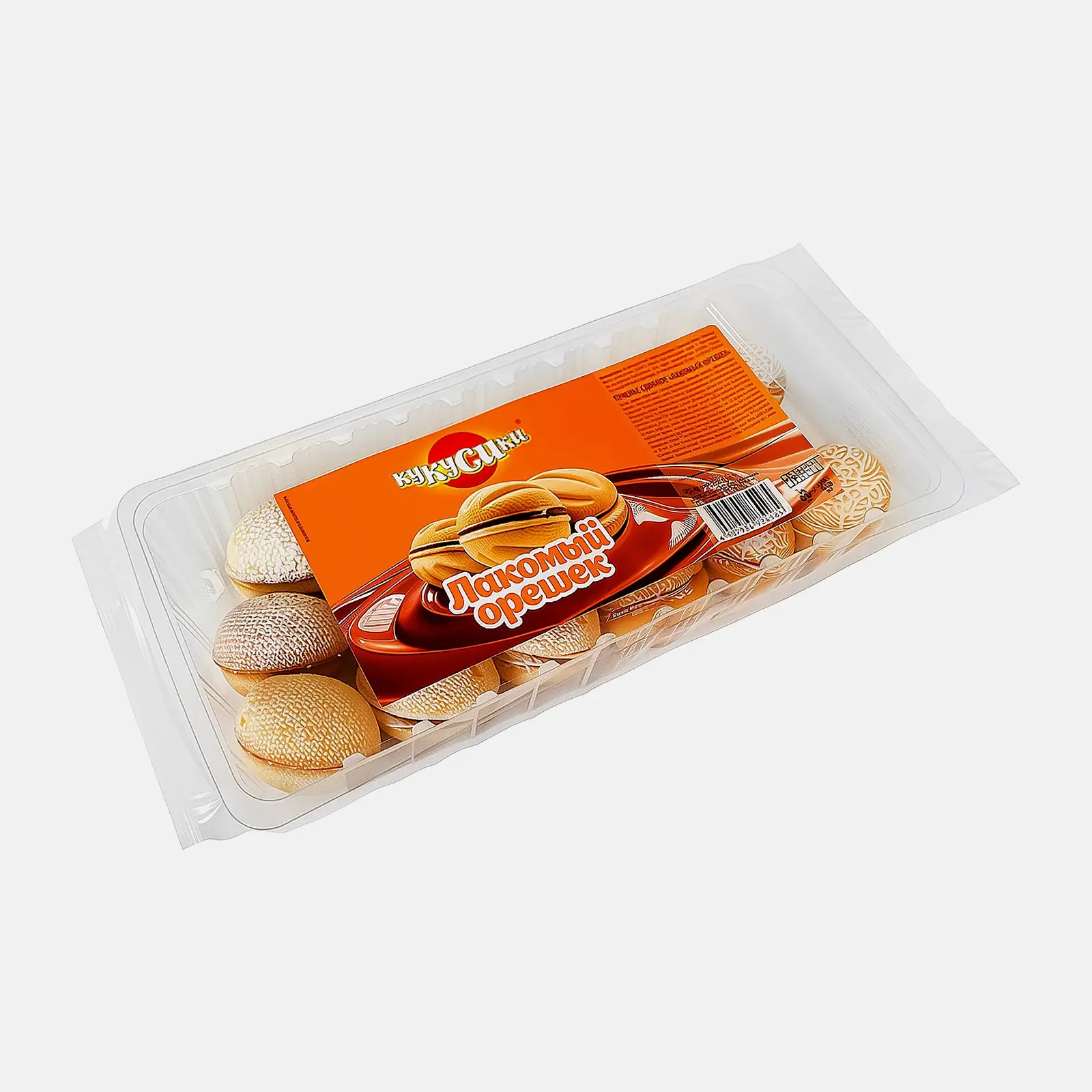 Изображение товара Печенье Кукусики сдобное Лакомый орешек 340г вкусное и ароматное