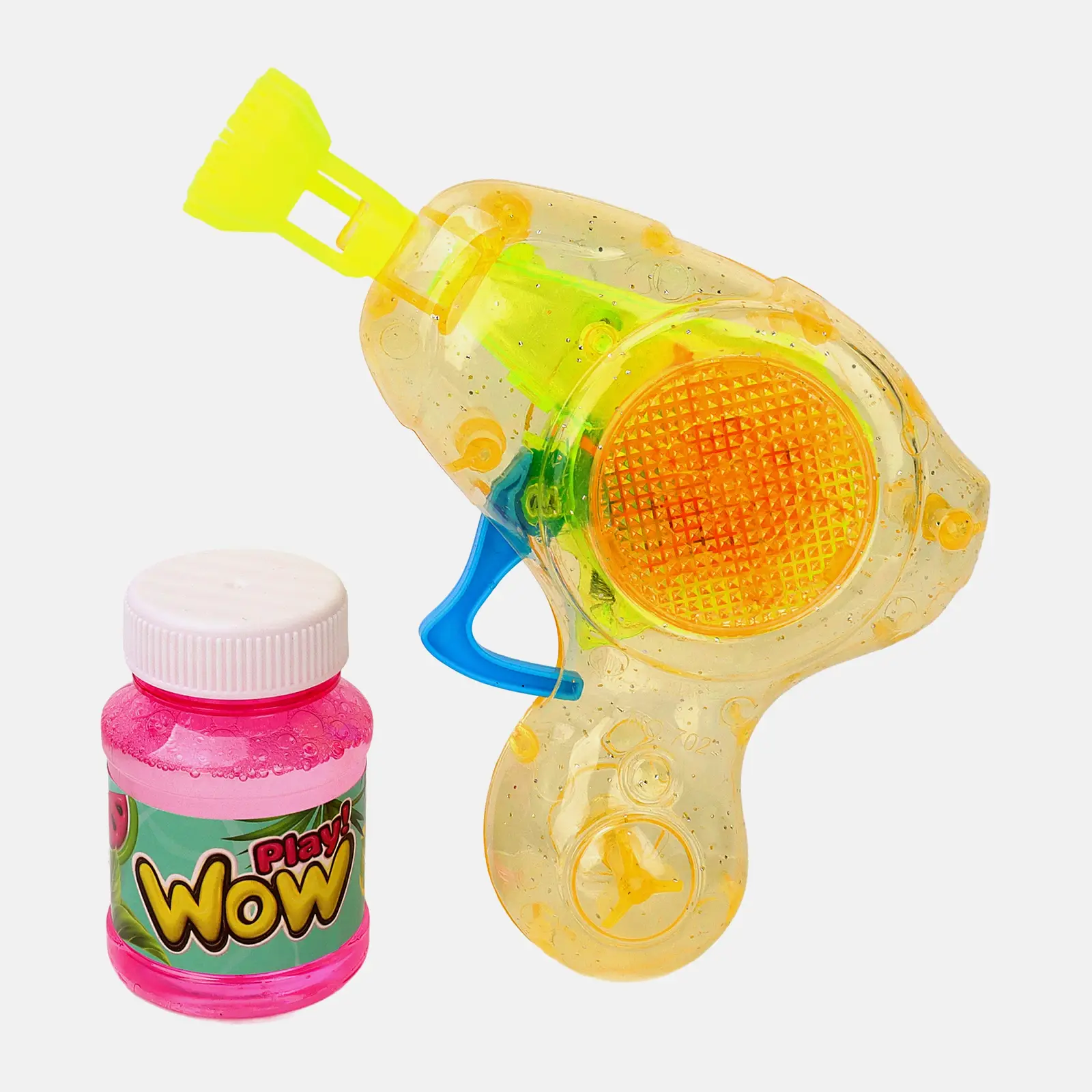 Игровой бластер для мыльных пузырей со светом Wowplay! 40мл в ассортименте - фото 4