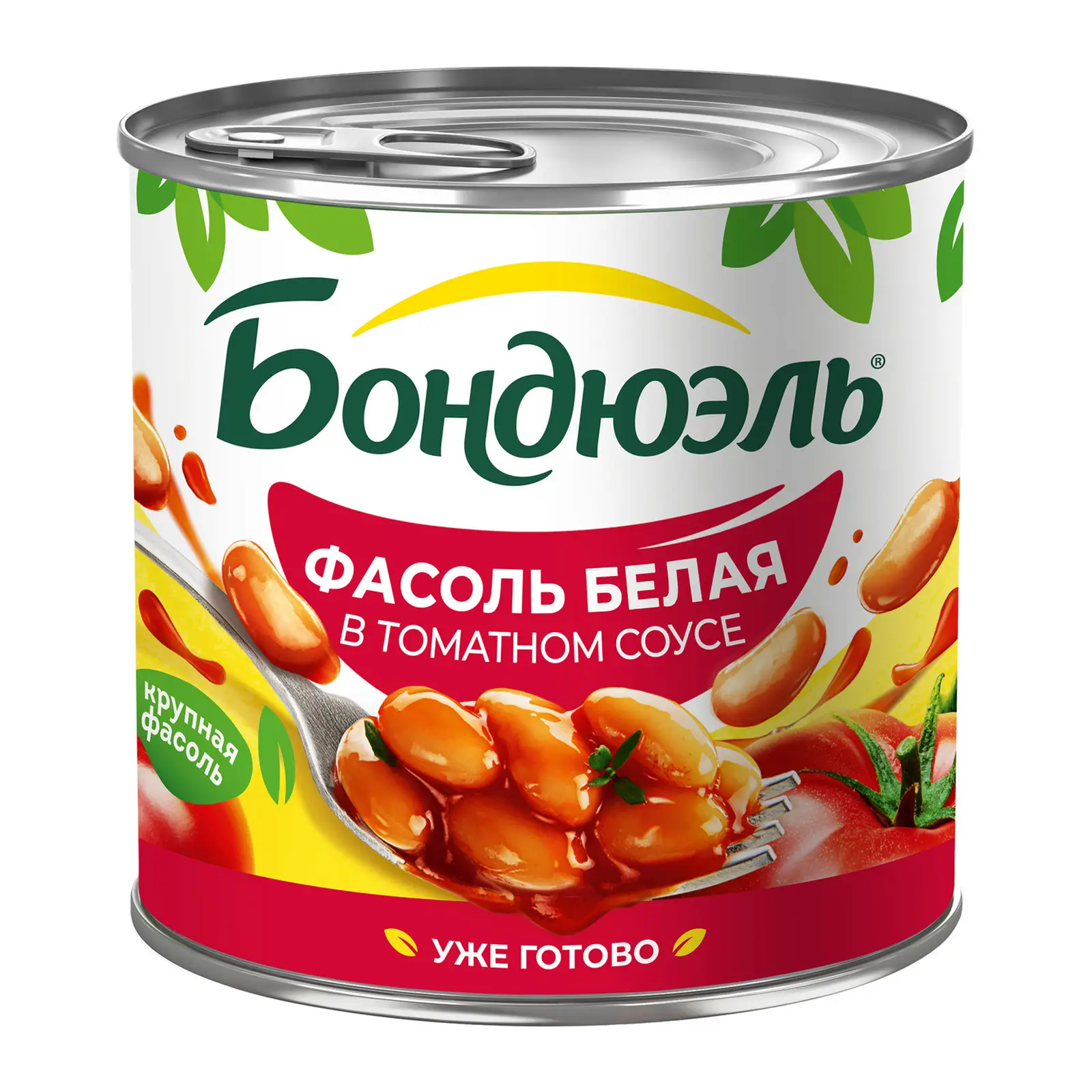 Изображение товара Фасоль Бондюэль белая в томатном соусе 400г
