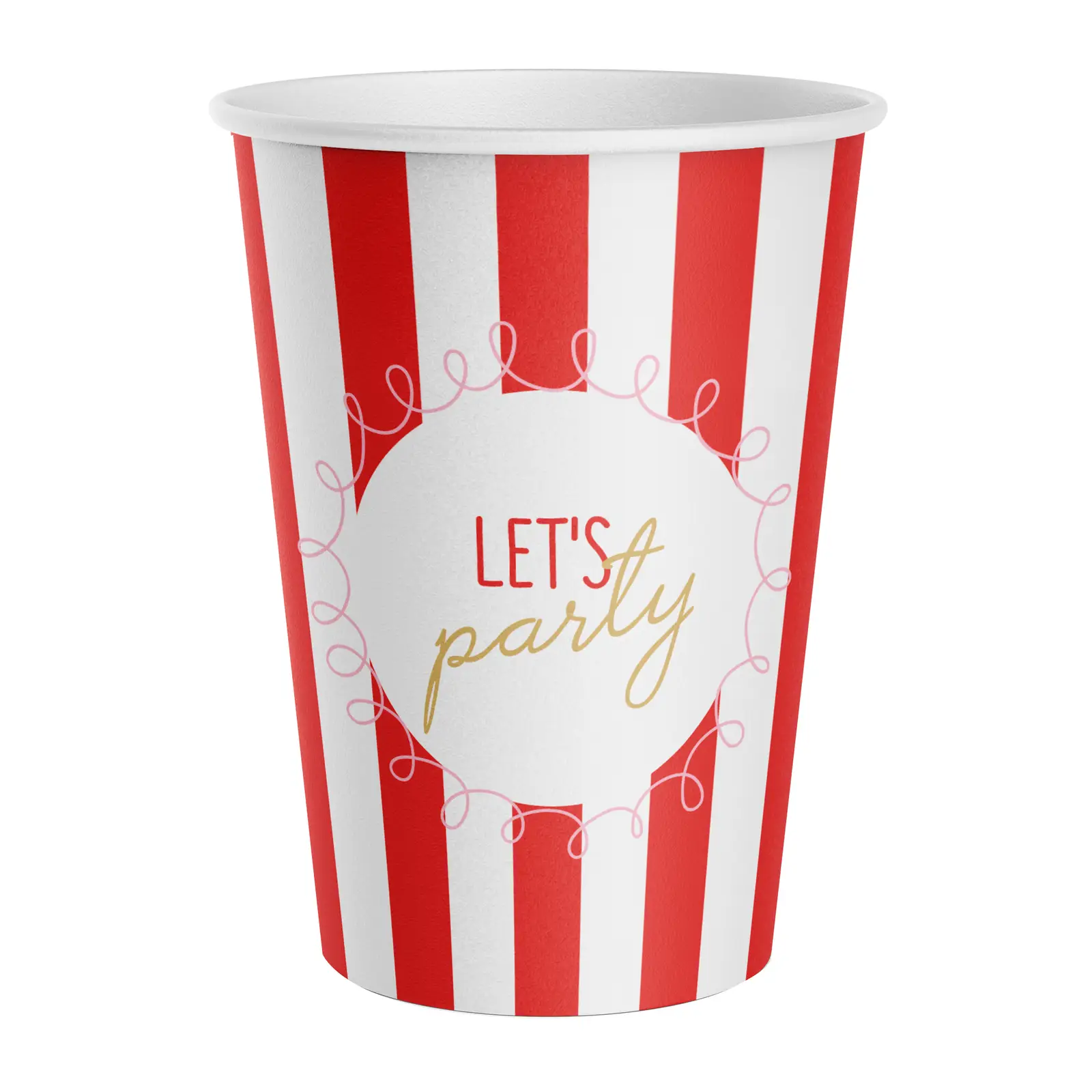 Стаканы картонные Пакетико Let's party 6шт 250мл в ассортименте