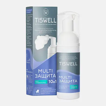 Пенка-ополаскиватель для полости рта Tiswell реминерализирующая 50мл