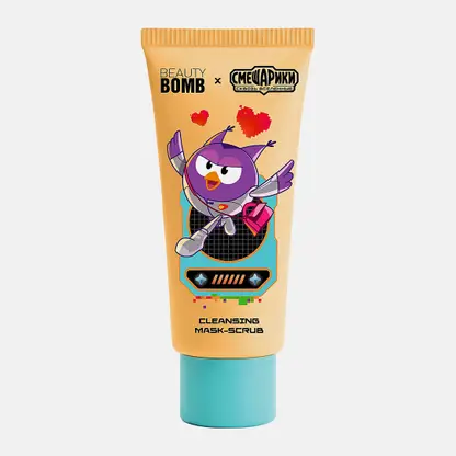 Очищающая маска-скраб для лица Beauty Bomb Смешарики 50г