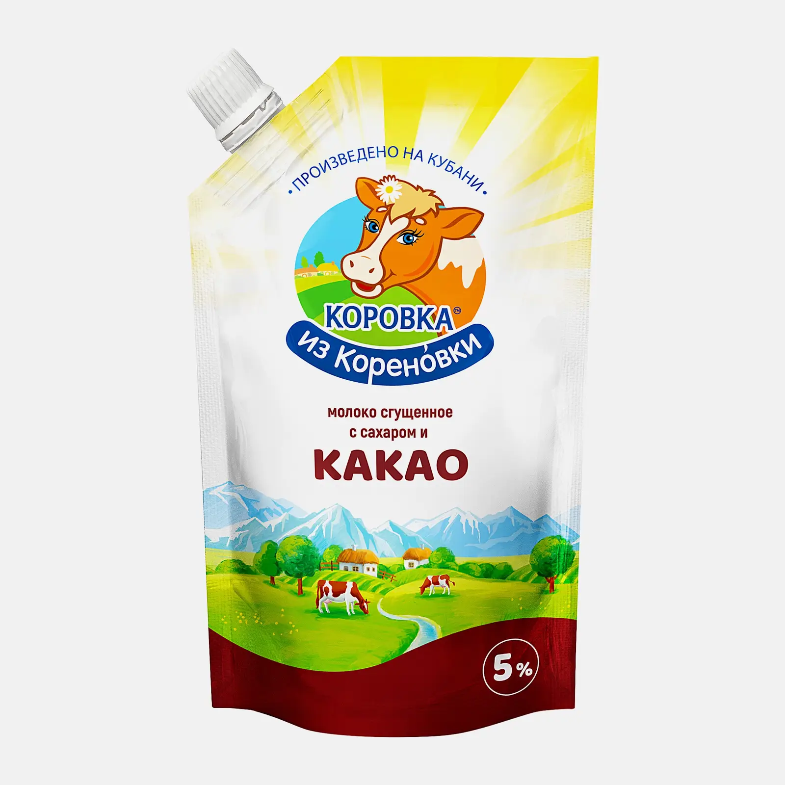 Молоко сгущенное Коровка из Кореновки с какао 5% 270г