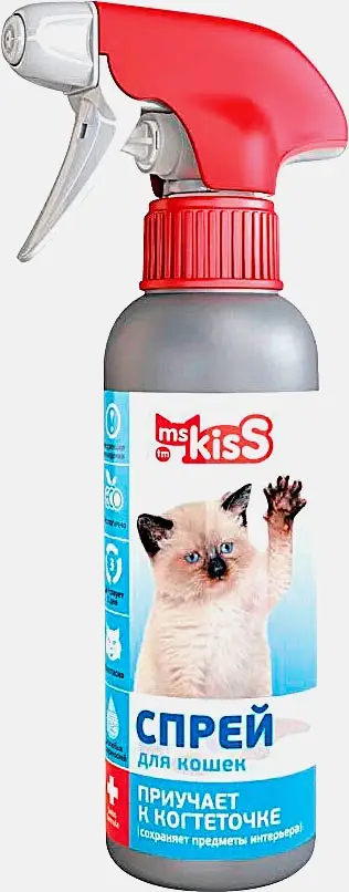 Спрей для кошек Ms Kiss Приучаем к когтеточке 200мл
