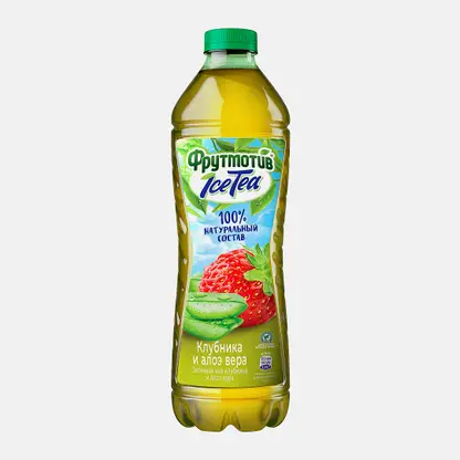 Напиток Фрутмотив Ice Tea Зеленый чай Клубника и алоэ вера 1.5л