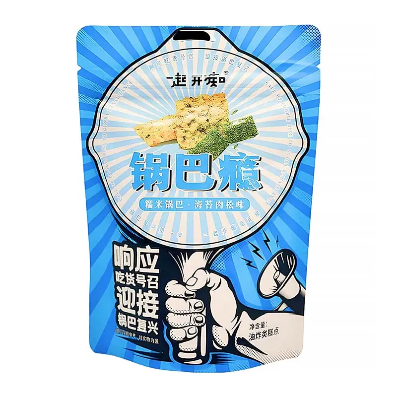 Изображение товара Рисовые чипсы со вкусом морской водоросли и мяса Anhui Jinhao 66г