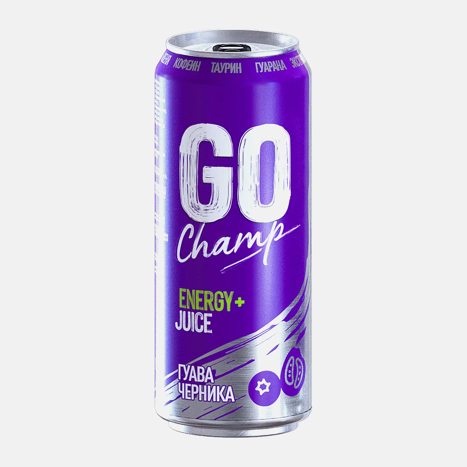 Напиток энергетический Go Champ гуава-черника 430мл