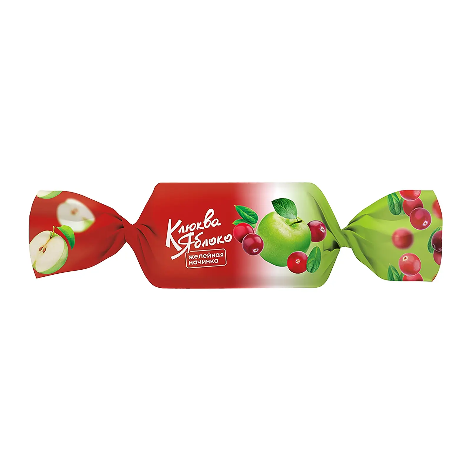 Изображение товара Конфеты с помадным корпусом со вкусом клюквы и яблока 300 г