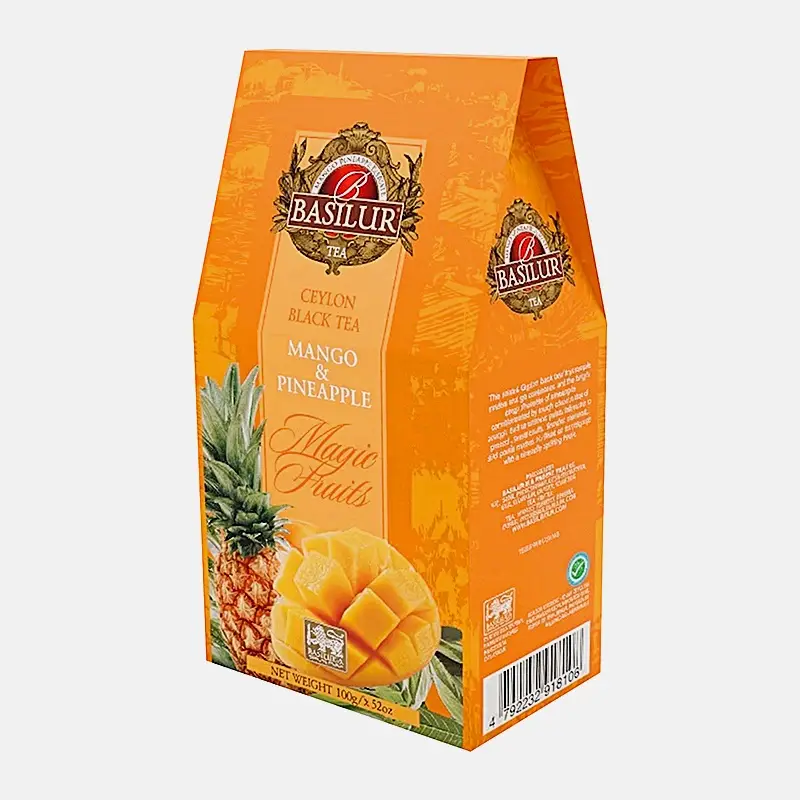 Изображение товара Чёрный чай микс Magic Fruits Basilur 100г Изображение товара Чёрный чай микс Magic Fruits Basilur 100г