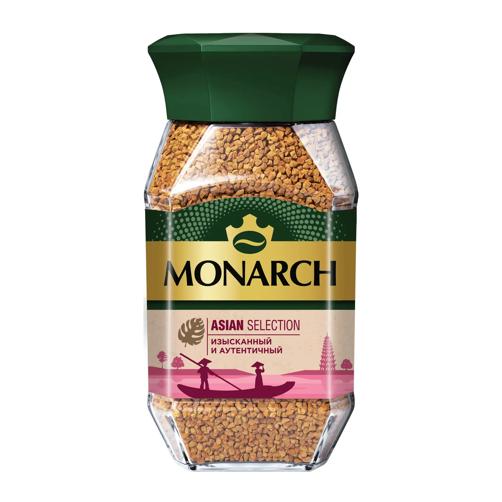 Изображение товара Растворимый кофе Monarch Asian Selection 150г быстрое приготовление и насыщенный вкус