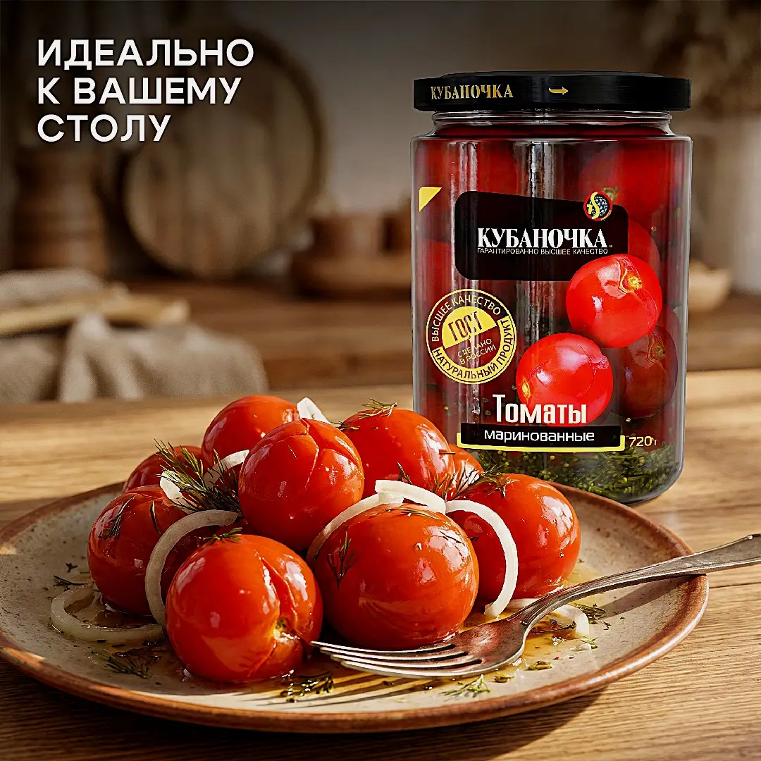 Томаты маринованные Кубаночка 720г - фото 4 Томаты маринованные Кубаночка 720г - фото 4