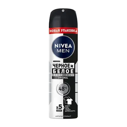 Изображение товара Антиперспирант Невидимый для черного и белого NIVEA Men 150мл