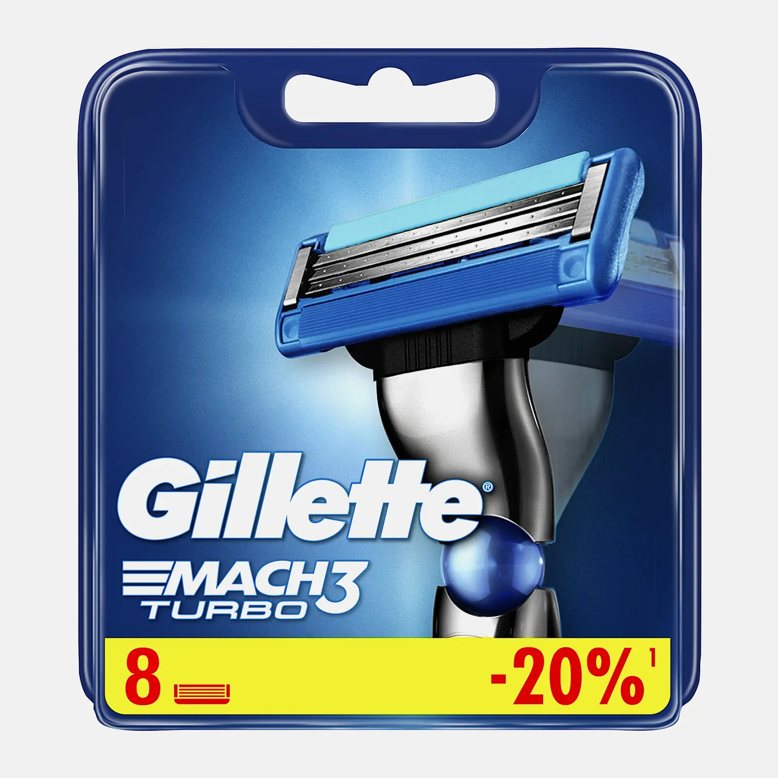 Кассеты для бритья Gillette Mach3 Turbo 8шт Кассеты для бритья Gillette Mach3 Turbo 8шт