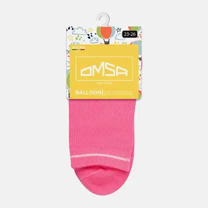 Детские носки Лапки розовые р.31-34 Omsa For Kids 21P61