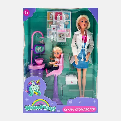 Игровой набор кукла стоматолог с пациентом 115244