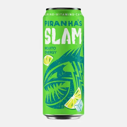 Энергетический напиток Piranhas Slam Mojito Energy 450мл