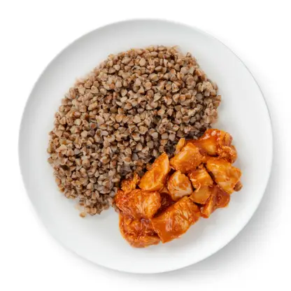 Изображение товара Курица с гречкой 225г