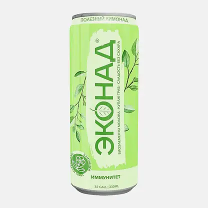 Лимонад Иммунитет среднегазированный Эконад 330мл
