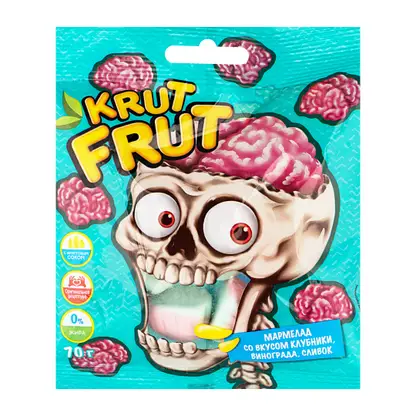Изображение товара Мармелад жевательный Krut Frut Мозг 70г