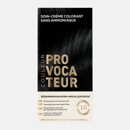Краска для волос Provocateur 1.0 Идеальный черный 40/80/15мл