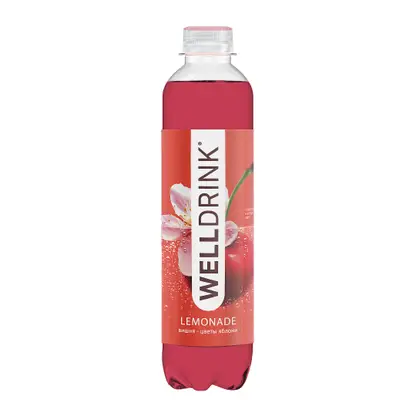 Изображение товара Вишня и цветы яблони Welldrink газированный напиток 500мл