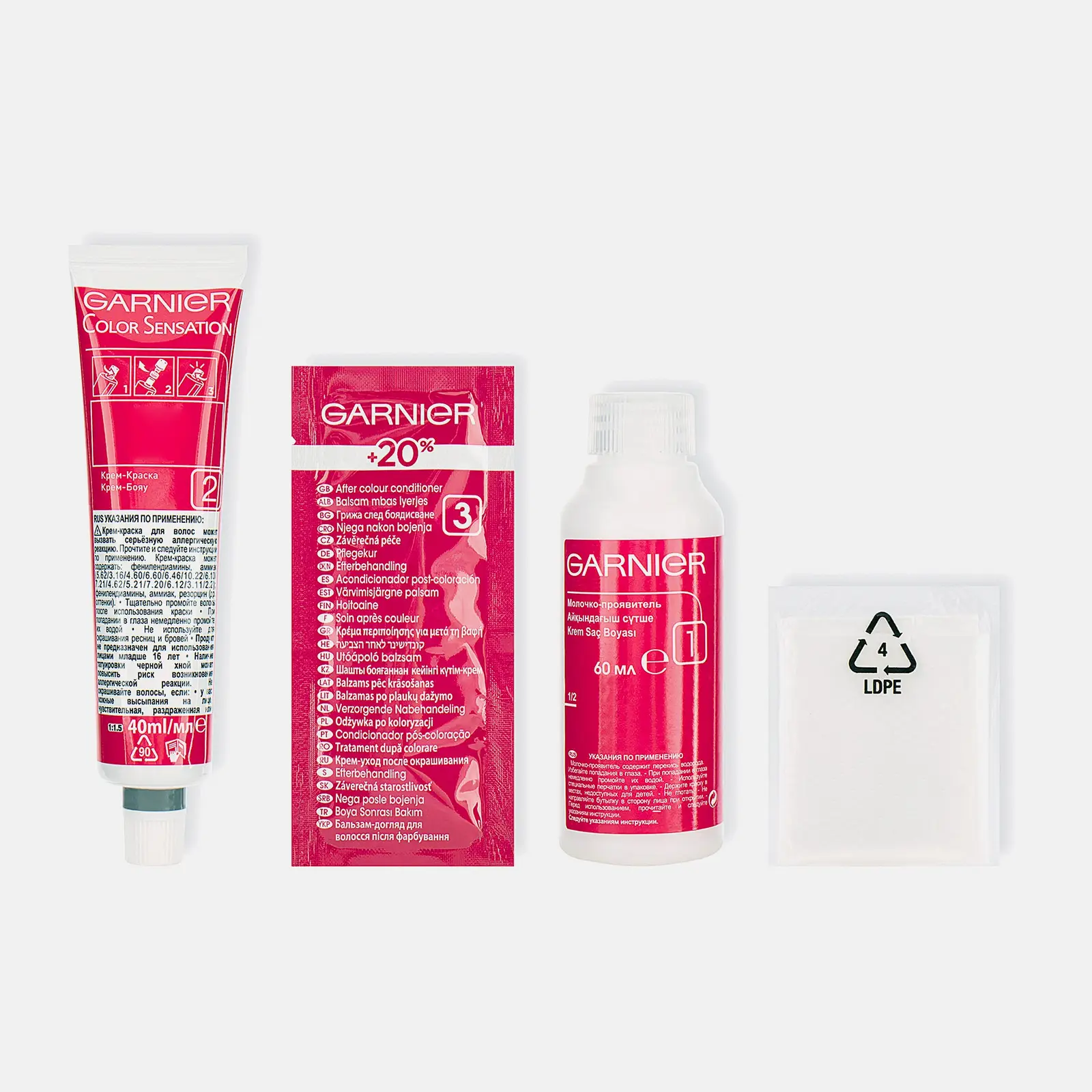 Стойкая крем-краска для волос Garnier Color Sensation Роскошь цвета оттенок 10.21 Перламутровый шелк 110мл