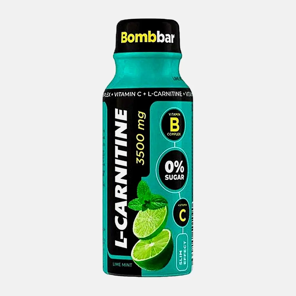 Напиток L-carnitine 3500 со вкусом лайма и мяты Bombbar 100мл