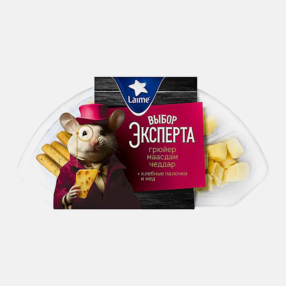 Изображение товара Сырная тарелка ассорти Выбор эксперта №2 Laime 110г