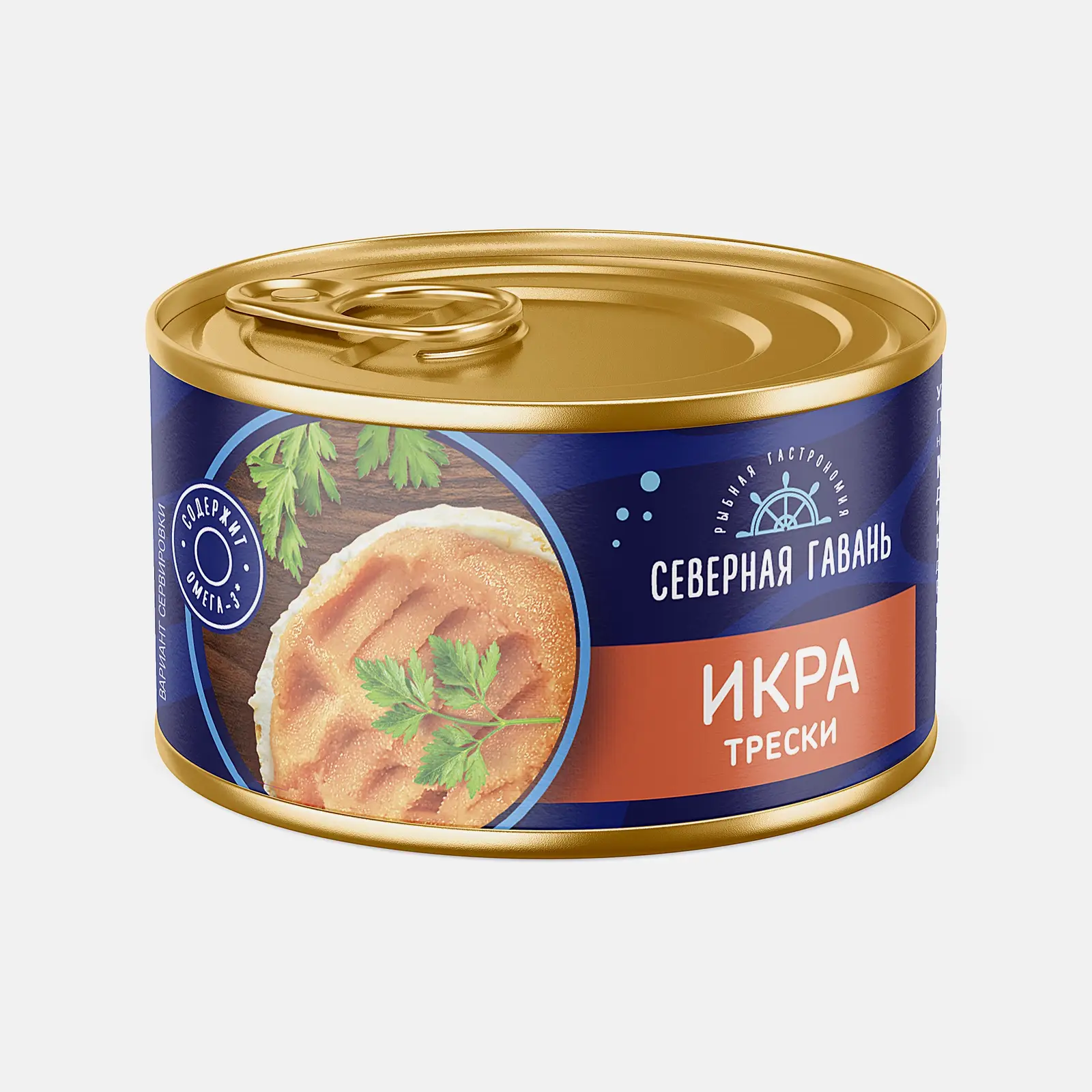 Икра трески соленая 120г