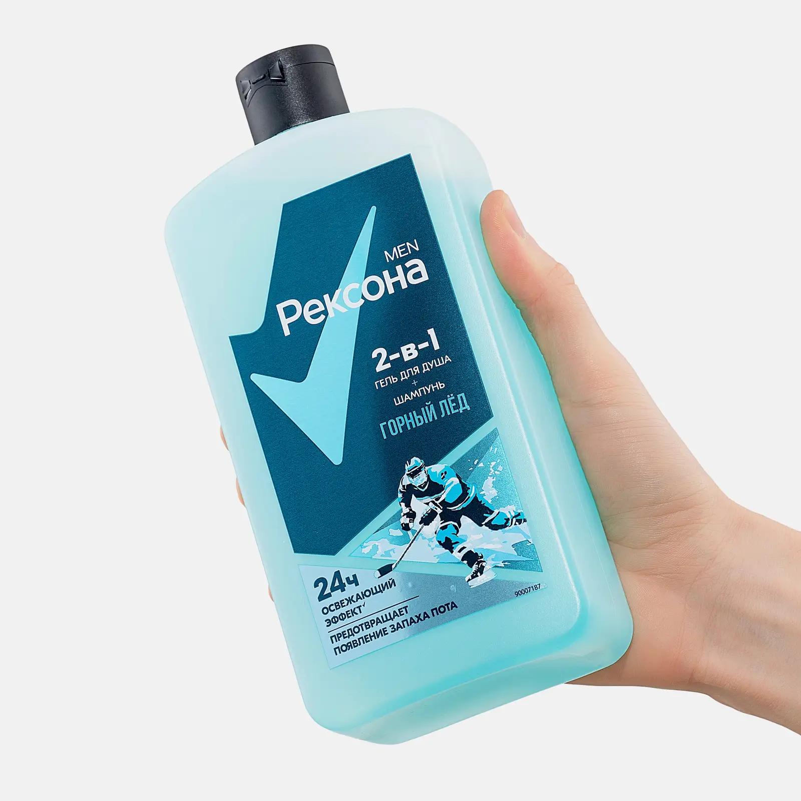 Гель для душа и шампунь Рексона Men 2в1 Горный лёд 750мл