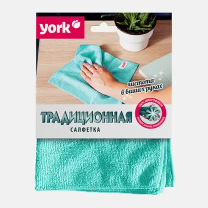 Салфетка York из микрофибры универсальная 200г/м2 30*30см