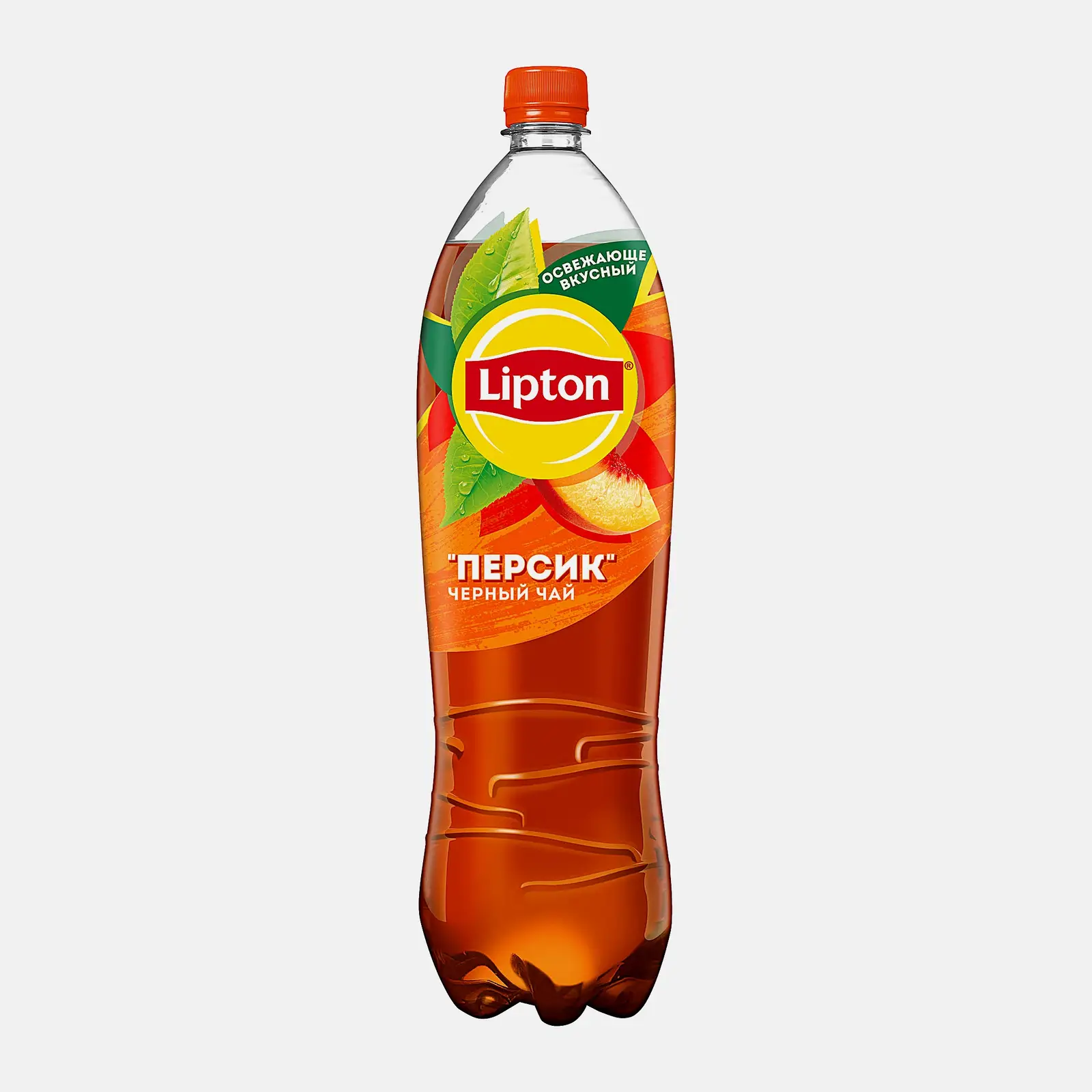 Изображение товара Lipton Чай черный холодный Персик 1.5л - освежающий напиток